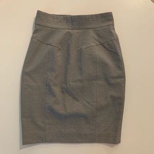 H&M grey pencil skirt